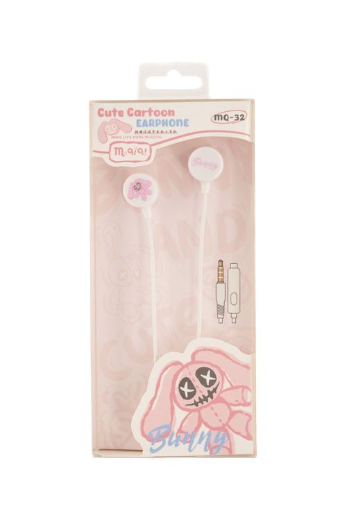Audífonos de cable plug con diseños animados