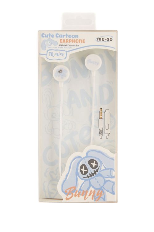 Audífonos de cable plug con diseños animados