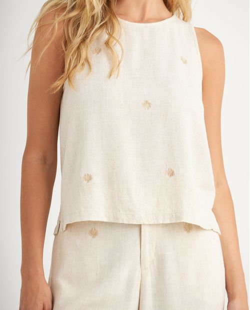 Camisa manga sisa para mujer