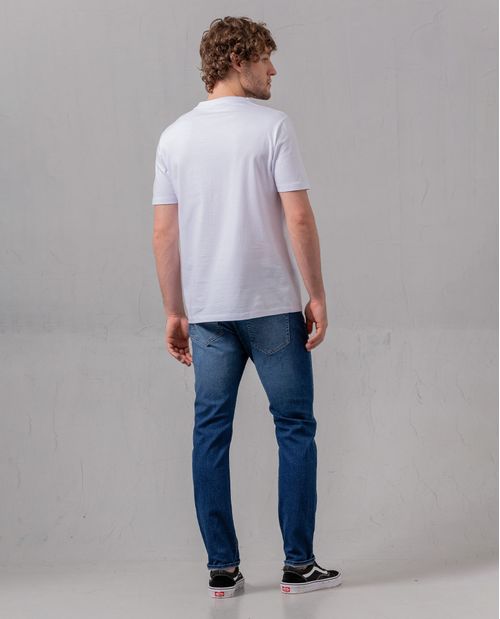 Jean Slim tono medio para hombre