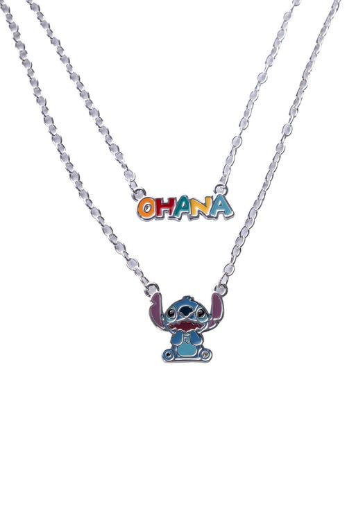 Collar doble con diseño de stitch