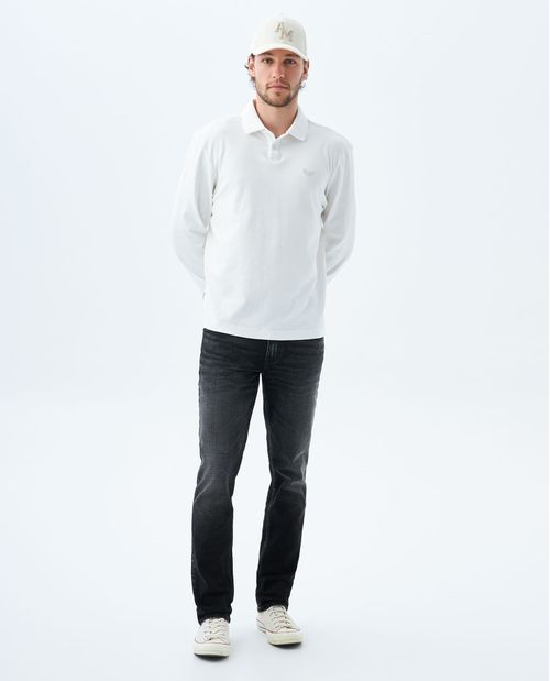 Jean Slim negro para hombre