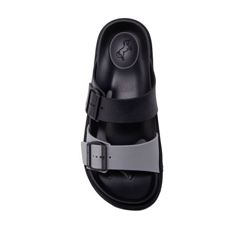 Sandalia riviera negro gris Beach