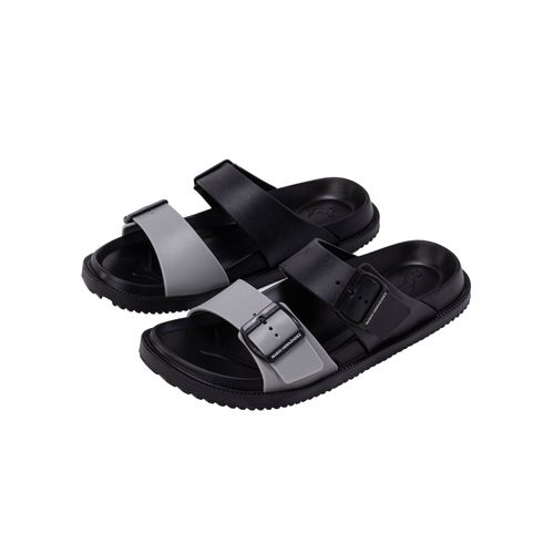 Sandalia riviera negro gris Beach