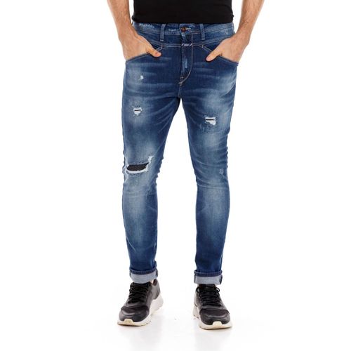 Jean Stretch Para Hombre Pedal Pusher