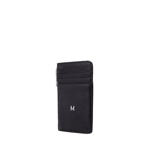 Tarjetero 8 tarjetas con zip negro Sombra