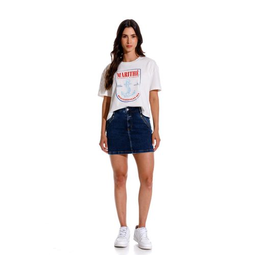 Camiseta Manga Corta Para Mujer Lueur Girbaud