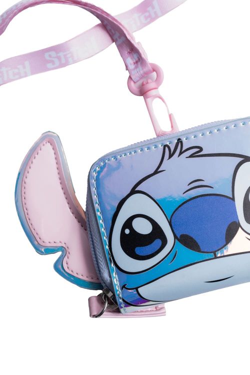 Bolso monedero con diseño de stitch