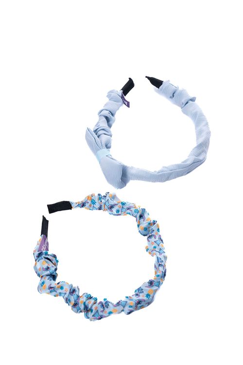 Set de diademas x2 unidades diseño de stitch en tonos pastel