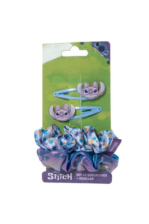Set de accesorios para el cabello diseño de stitch