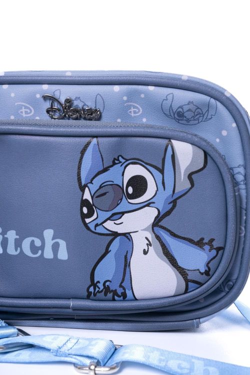 Bolso con monedero diseño de stitch