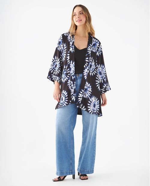 Cardigan manga larga para mujer