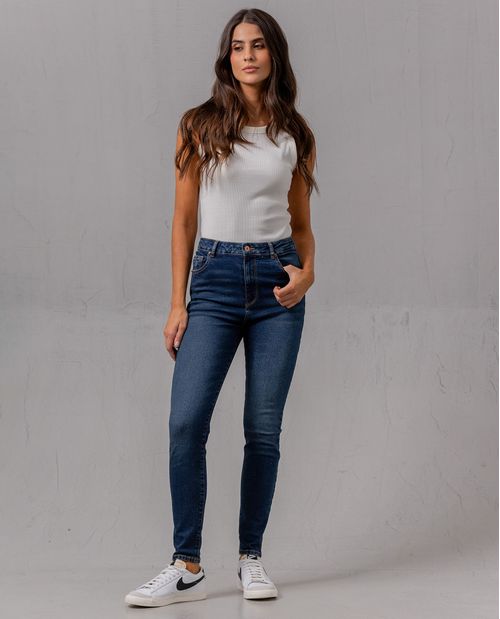 Jean Jegging bota ajustada para mujer