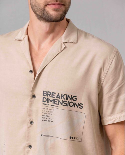 Camisa estampada para hombre