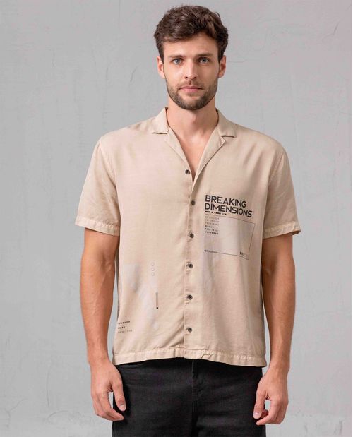 Camisa estampada para hombre