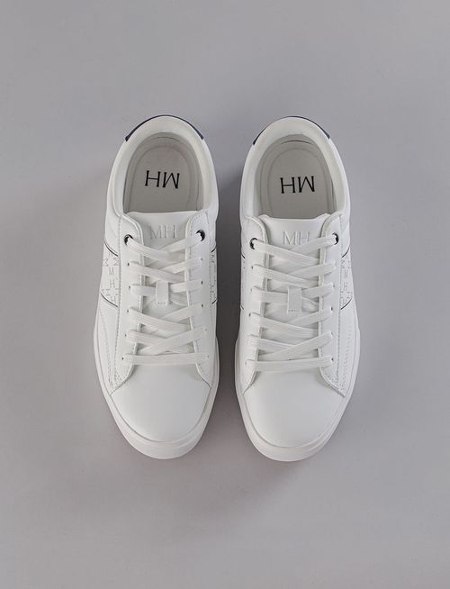 Tenis Huella Blanco Naval