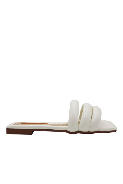 Sandalia Plana Monaco Marfil