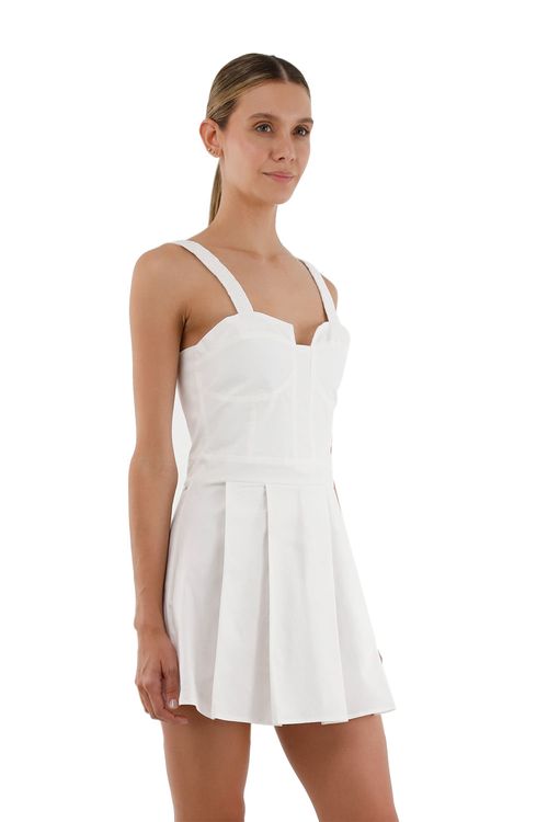 Vestido Corto Dannia Marfil