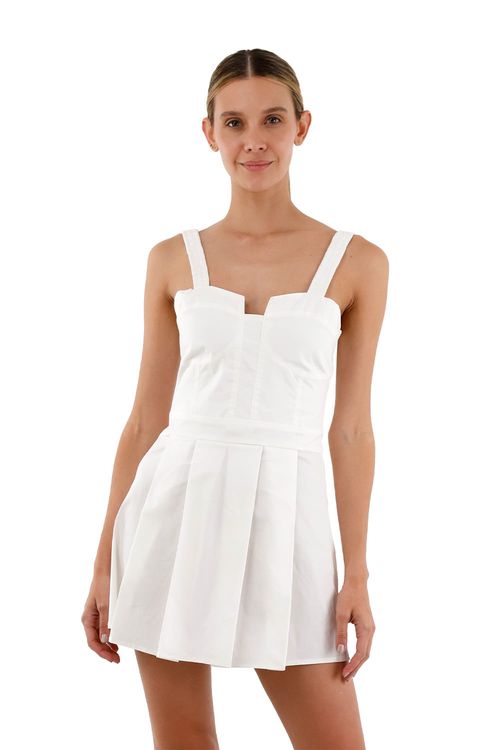 Vestido Corto Dannia Marfil