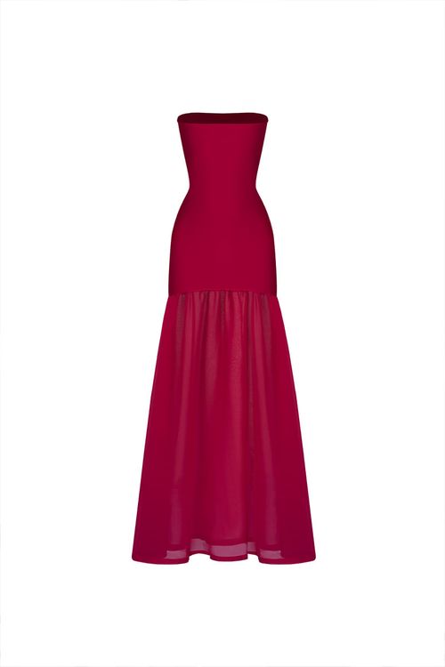 Vestido Largo Lunette Cherry