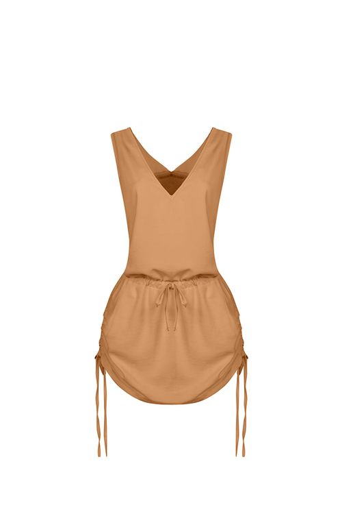 Vestido Corto Sakku Beige