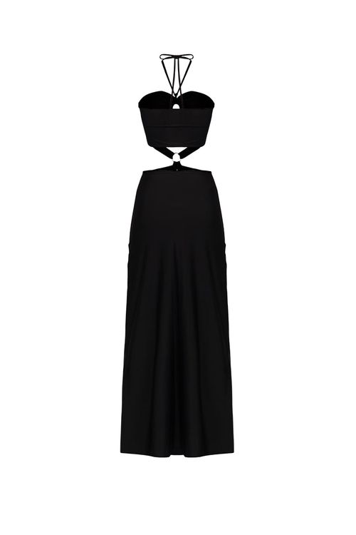 Vestido Largo Alayna Negro