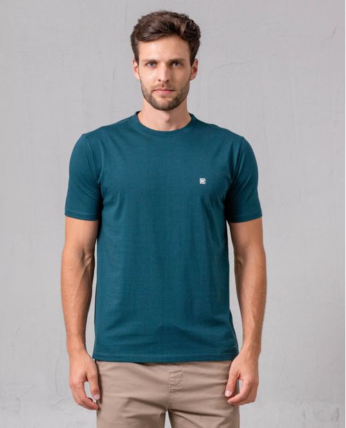 Camiseta con estampado en punto corazón para hombre