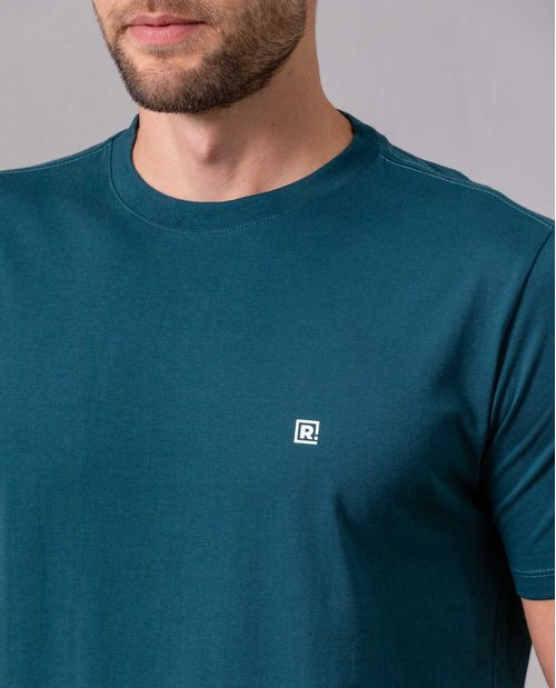 Camiseta con estampado en punto corazón para hombre