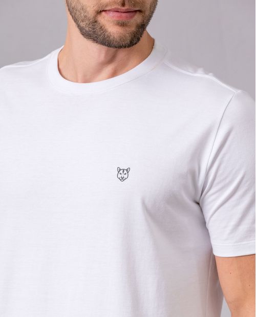 Camiseta manga corta con puma estampado para hombre