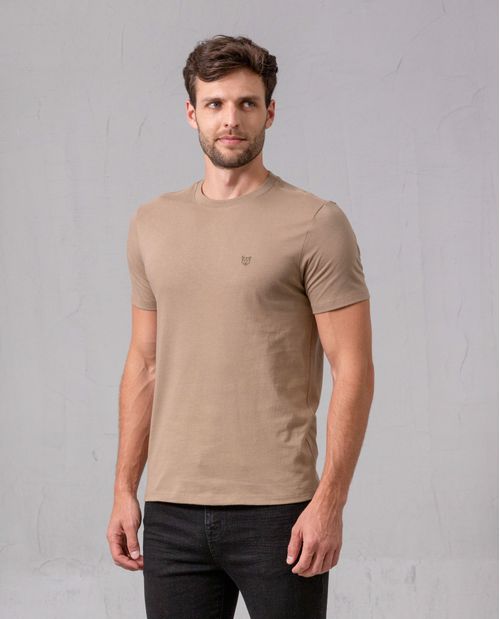 Camiseta manga corta con puma estampado para hombre