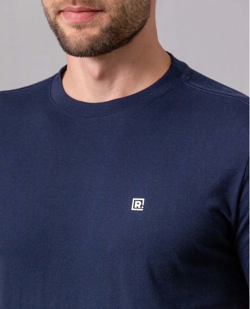 Camiseta con estampado en punto corazón para hombre