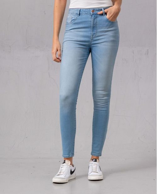Jean Jegging de tono claro para mujer