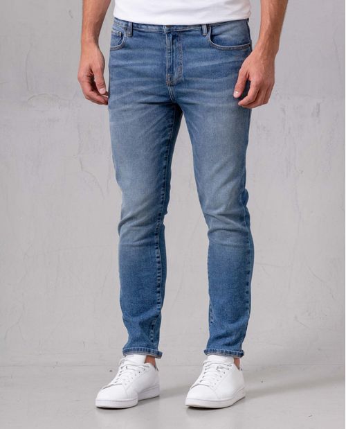 Jean Slim cinco bolsillos para hombre