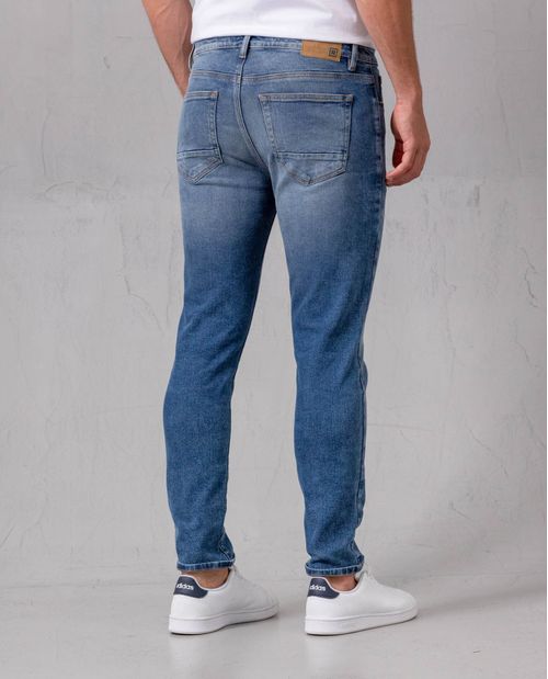 Jean Slim cinco bolsillos para hombre