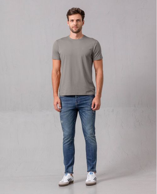 Camiseta manga corta básica para hombre
