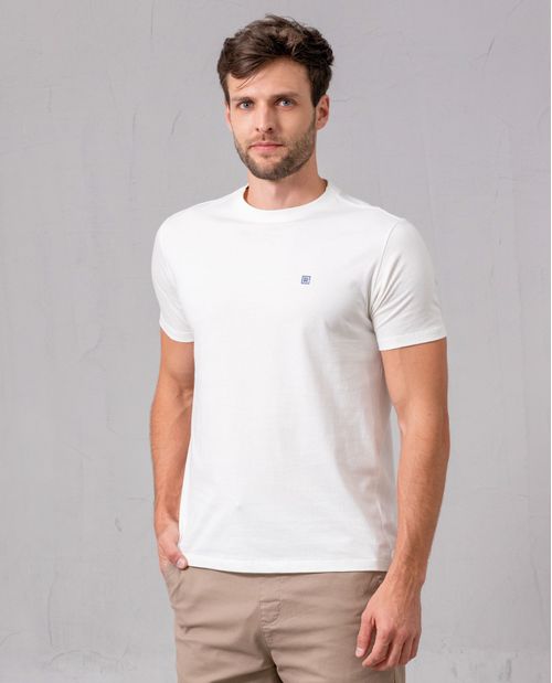 Camiseta con estampado en punto corazón para hombre