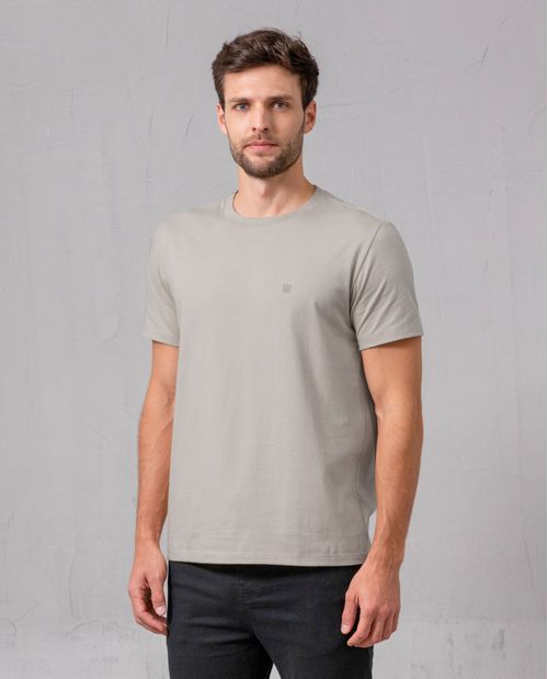 Camiseta con estampado en punto corazón para hombre