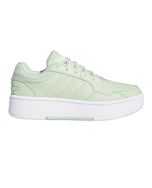 Tenis Adidas Hoops 3.0 verde para mujer