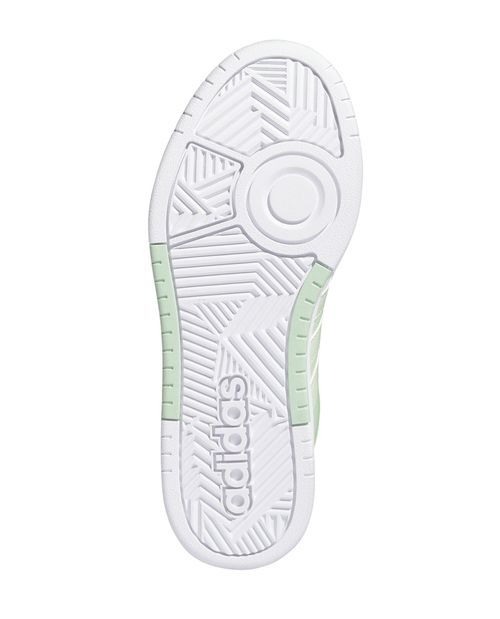 Tenis Adidas Hoops 3.0 verde para mujer