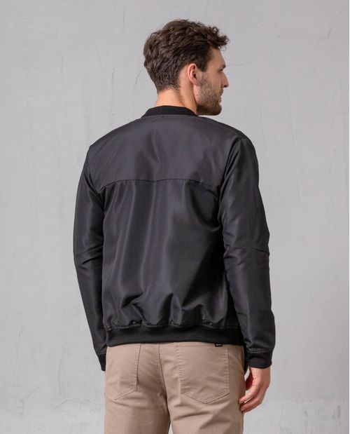 Chaqueta Bomber con bolsillos para hombre
