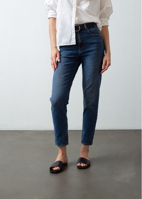 Jean Push Up de largo cropped
