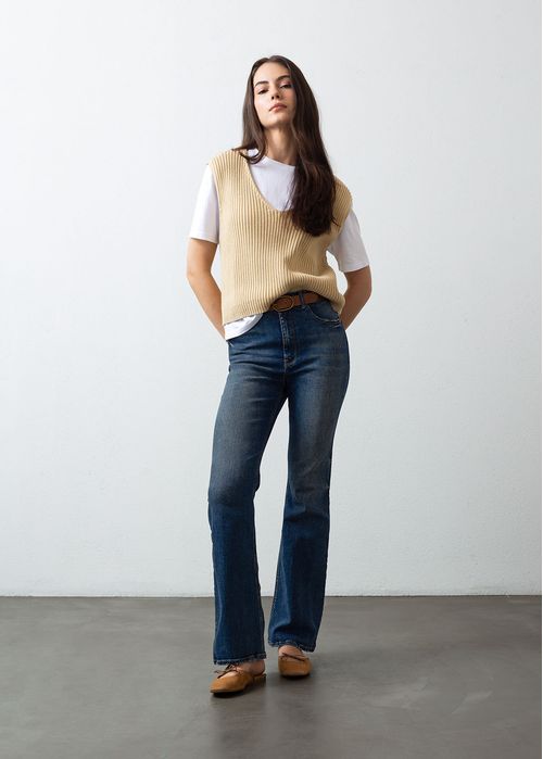 Jean Flare con dirty